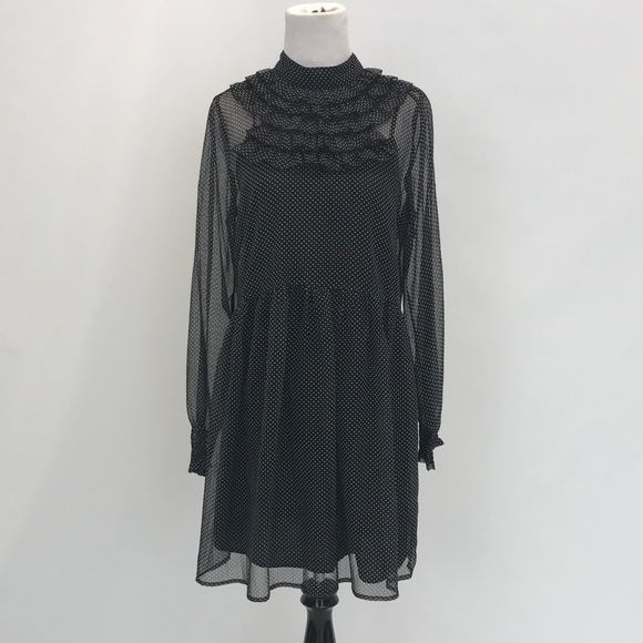 Who What Wear polka dot print dress - Picture 2 of 8